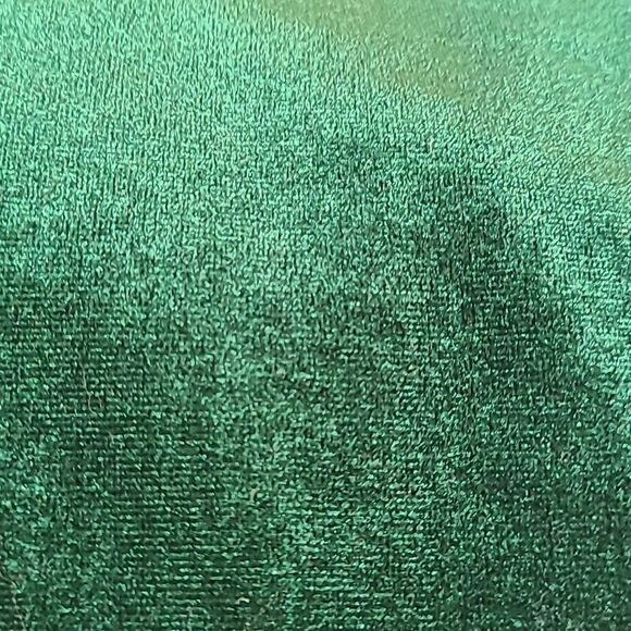 Modcloth Dark Green Stretch Velvet Bodysuit Scoop Neck Long Sleeve Size XL - Picture 11 of 11